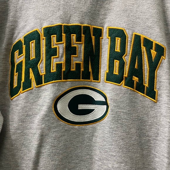 Green Bay Packers Grey Crewneck Sweatshirt - Picture 2 of 4